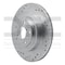 Dynamic Friction Co BRAKE ROTOR DRILLED AND SLOTTED SILVER 631-13019L - alternate 4